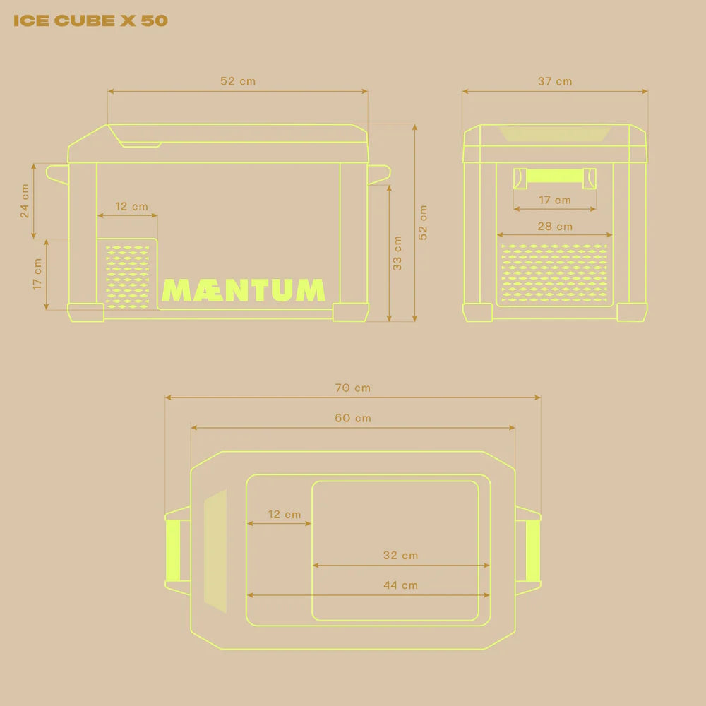 IceCubeX Maentum - Kompressor-Kühlbox mit Appsteuerung