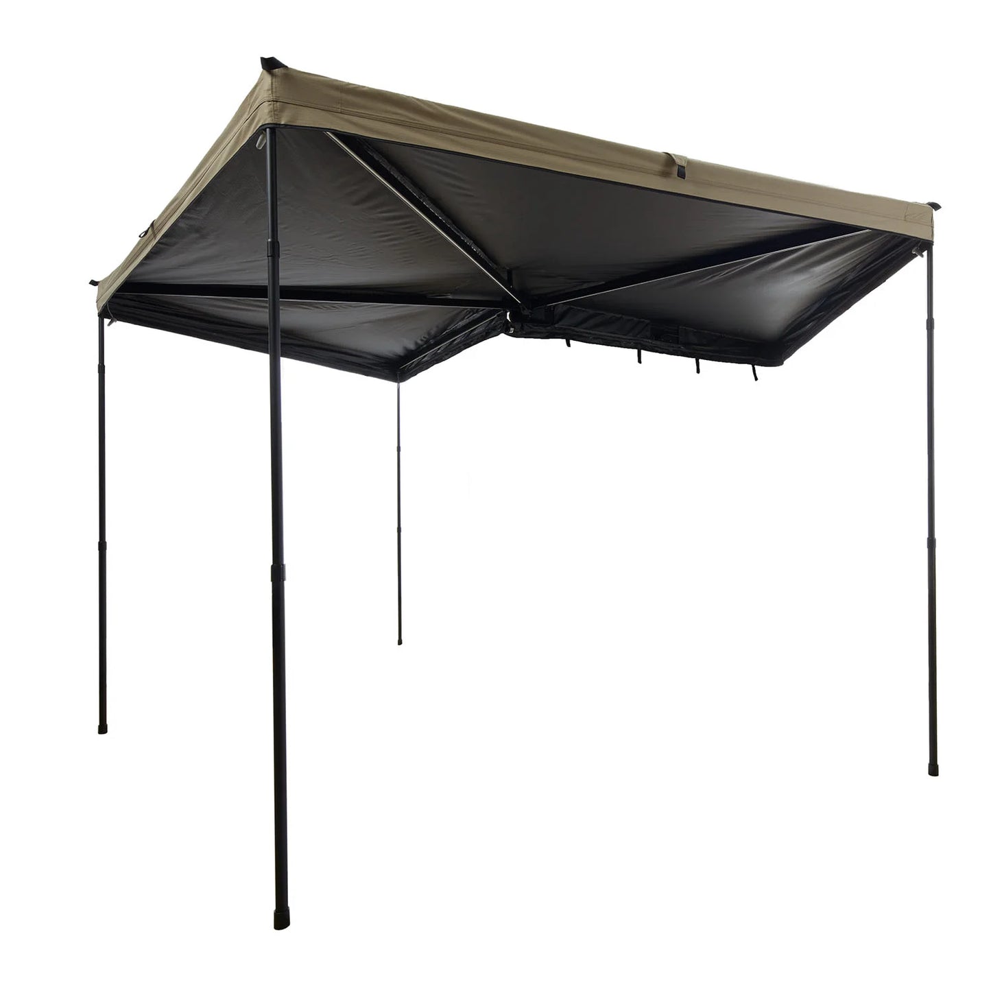 Auto Seitenmarkise 270° 2m sand Vickywood