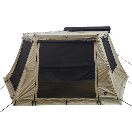 Zeltraum zu Seitenmarkise 270° Light Leaf 2m sand Vickywood