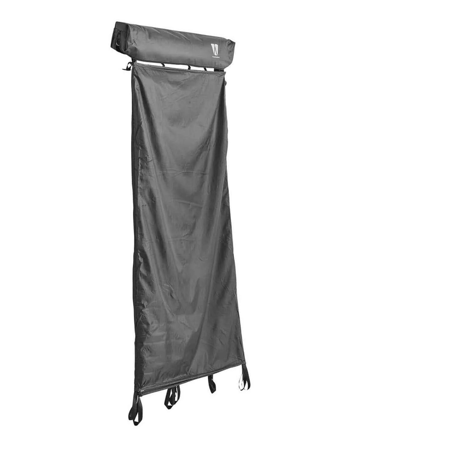 Duschzelt mit Regenhaube 100cm schwarz Vickywood