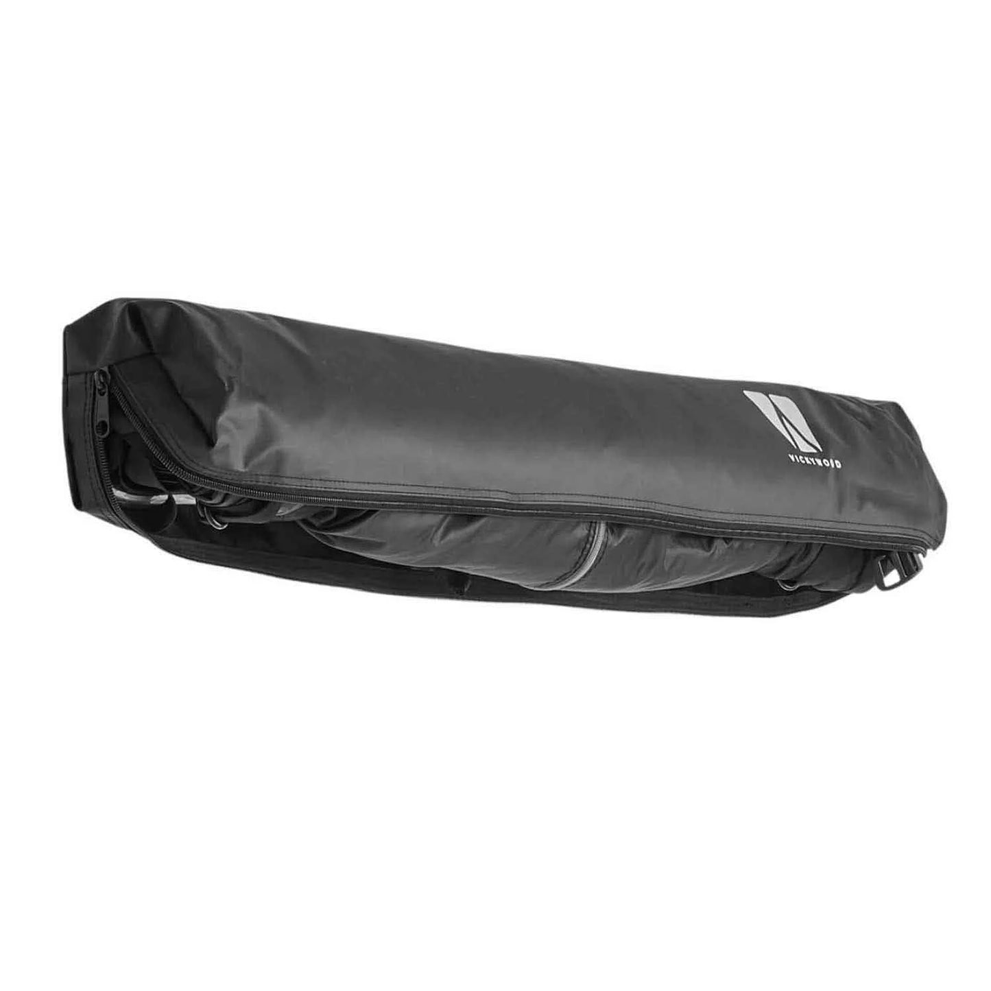 Duschzelt mit Regenhaube 100cm schwarz Vickywood