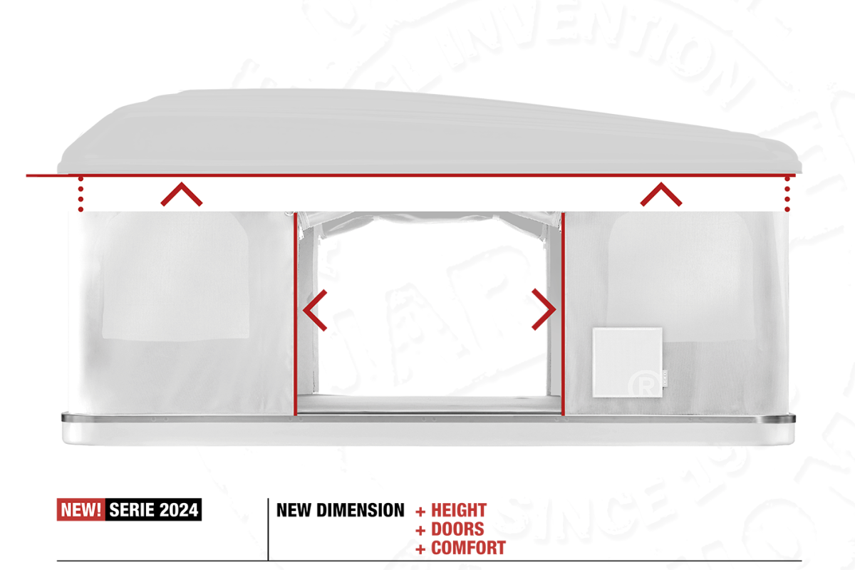 Dachzelt Airlander Plus 360° X-Large NEW